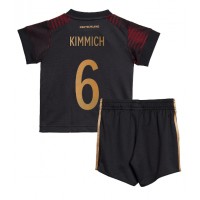 Njemačka Joshua Kimmich #6 Gostujuci Dres za djecu SP 2022 Kratak Rukav (+ Kratke hlače)
